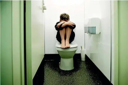  ??  ?? Increased anxiety is thought to be a factor in children’s toilet issues.