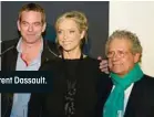  ??  ?? Garou, Catherine Bachand et Laurent Dassault.