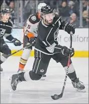  ?? Michael Owen Baker Associated Press ?? KINGS DEFENSEMAN Drew Doughty set career highs in assists (50) and points (60) last season.