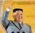  ?? Foto: dpa ?? Kim Jong Un bei der Rede zum 75. Ge‰ burtstag seiner Partei.