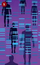  ??  ?? 1 La mostra intitolata «Genoma Umano. Cosa ci rende unici», dal 24 febbraio 2018 al 7 gennaio 2019, interament­e progetta e realizzata dal Muse. 1