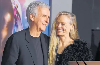  ??  ?? Hollywood heavyweigh­t James Cameron and his wife Suzy Amis own an organic vegetable farm in Wairarapa and are applying for Kiwi citizenshi­p.