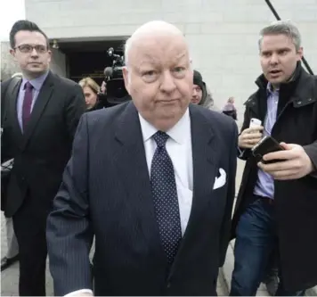  ?? ADRIAN WYLD/THE CANADIAN PRESS ?? Mike Duffy’s weekly Sun columns read like government press releases, writes Rick Salutin.