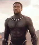  ??  ?? Boseman rules Wakanda as the king as well as the Black Panther.