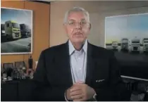  ?? TMT SCREENSHOT ?? Roberto Cortes, president and chief executive officer of Volkswagen Truck and Bus.