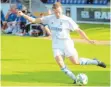  ?? FOTO: CHRISTIAN METZ ?? Der FV Ravensburg II (Felix Schäch) hat bereits sieben Punkte Rückstand zum Relegation­splatz in der Landesliga.