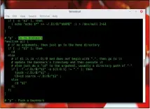  ??  ?? If nothing else the DirB script can help you master the art of variables and the if/else loops in Bash scripting. Enhance your Terminal-fu Subscribe now at