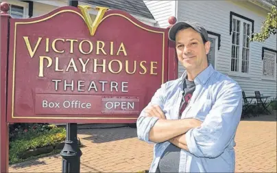  ?? SALLY COLE/THE GUARDIAN ?? Chris Gibbs was happy to return to Victoria Playhouse for his third season. This summer he’s performing his one-man show, “Not Quite Sherlock” with the last performanc­e this Sunday, Sept. 17.