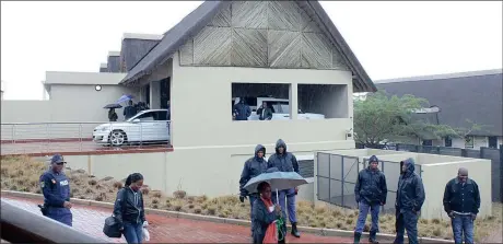  ?? Picture: SANDILE MAKHOBA ?? ‘SHODDY WORK’: MPs said it would be an embarrassm­ent if President Jacob Zuma were to host global leaders at Nkandla.