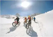  ?? Foto: www.alpinefatb­ike.com ?? Ausgehend von Ramsau am Dachstein stehen Winterradl­ern über 170 Kilometer Winterwand­erwege und Trails zur Verfügung.