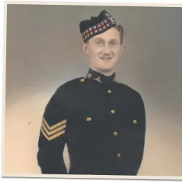  ??  ?? James A. C. C. Clement (Kerr’s stepfather) in uniform – proof that his enlistment was successful!