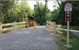  ?? PHOTO COURTESY MONTGOMERY COUNTY PLANNING COMMISSION ?? One of the entrances into the Schuylkill River Trail in Montgomery County.