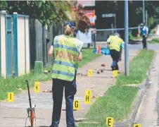  ?? ?? The scene of the collision where police collected evidence.