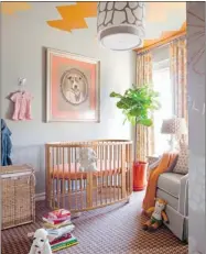  ?? PHOTOS: BRIAN  PATRICK FLYN N / THE ASSOCIATED PRESS ?? Clever choice of furniture in every room of the house, including the nursery, can provide extra storage nooks.