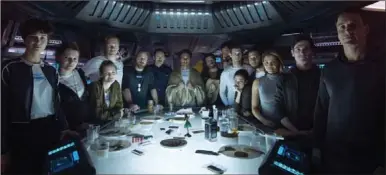  ?? MARK ROGERS, TWENTIETH CENTURY FOX ?? The ill-fated crew of the Covenant in "Alien: Covenant."