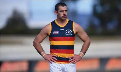  ?? Photograph: James Ross/AAP ?? The playing future of Taylor Walker at the Adelaide Crows is unclear.