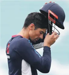  ?? Reuters ?? Alastair Cook admitted he was in tears as he told his England teammates that he was retiring from Test cricket