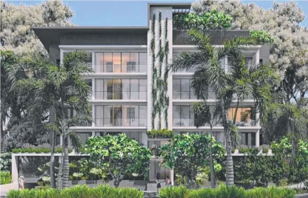  ?? ?? Council has approved the constructi­on of a 10-unit apartment block for Veivers Rd, Palm Cove. Picture: Supplied