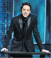  ?? THE ASSOCIATED PRESS ?? Pete Davidson says since he and Ariana Grande broke up, he’s been the target of nasty online comments.