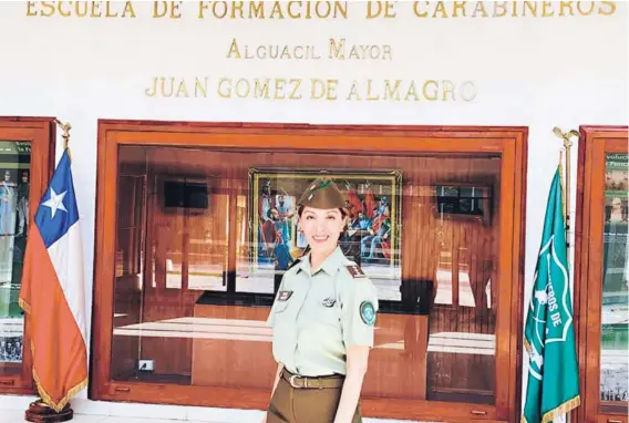  ??  ?? La nueva directora de la Escuela de Formación de Carabinero­s, coronel Patricia Vásquez. Asumió el jueves pasado.