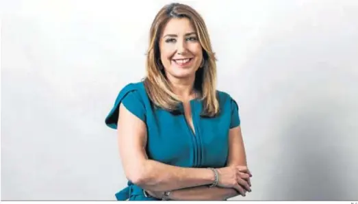  ?? M. G. ?? Imagen con la que ha ilustrado Susana Díaz la carta que remitió ayer a los andaluces.