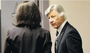  ?? JACK BOLAND / POSTMEDIA NEWS FILES ?? Dr. Barwin at a disciplina­ry hearing in Ontario in 2013 that found he had failed to maintain a profession­al standard of practice and failed to use the correct sperm.