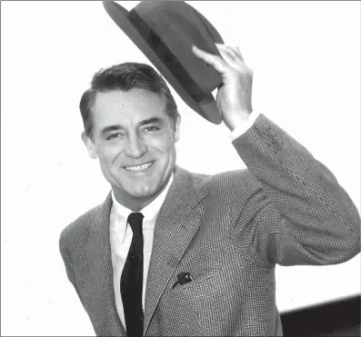  ??  ?? Today’s generation of scruffy men would benefit from taking a leaf out of Cary Grant’s book when it comes to style