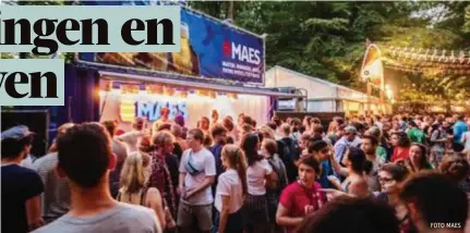  ?? FOTO MAES ?? Lange wachtrijen aan eet- en drankkrame­n: een beeld dat we deze zomer mogelijk op veel festivals zullen zien.