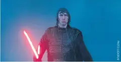  ??  ?? Adam Driver as Kylo Ren in a scene from
Star Wars: The Rise Of Skywalker.