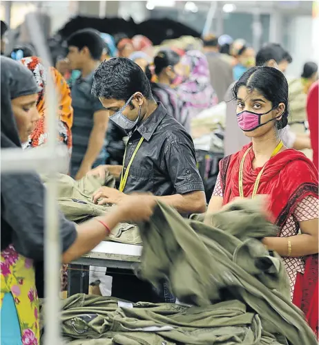  ??  ?? A Fashion Revolution Week was held last month to mark the collapse in 2013 of a factory complex in Bangladesh that killled 1 138 garment workers and injured a further 2 500.