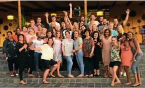  ??  ?? Team Brenthurst celebrate the company’s 15th anniversar­y in 2019