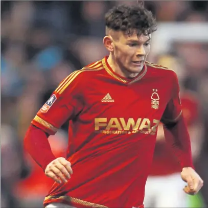  ??  ?? GERMAN EFFICIENCY: Scotland internatio­nalist Oliver Burke, 19, has moved from Nottingham Forest to RB Leipzig