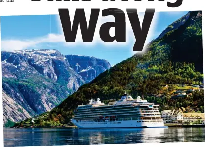 ?? Picture: ?? Bargain beauties: Book a 2021 cruise at a fraction of the original cost — and get added extras