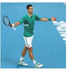  ?? AFP ?? EN DUDA. Novak Djokovic, ganador de los últimas ediciones del Abierto de Australia, se ha opuesto a las vacunas contra el COVID-19.