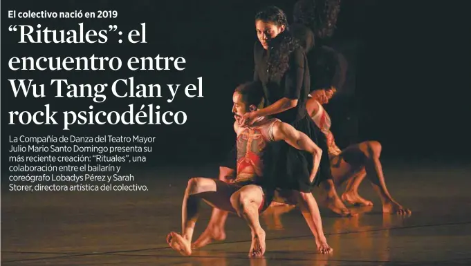  ?? / Cortesía: Teatro Mayor ?? “Rituales”, la más reciente creación de la Compañía de Danza del Teatro Mayor, está integrada por dos capítulos: “La octava ceremonia” y “Liturgia de cristal”.