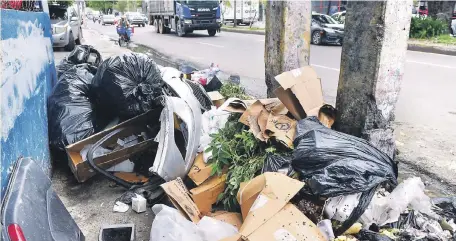  ?? ARCHIVO/LD ?? Algunos alcaldes salientes dejaron acumular la basura durante el período de transición.