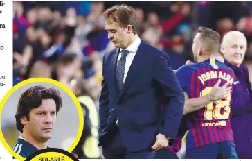  ??  ?? Goleada em Camp Nou sentenciou Julen Lopetegui