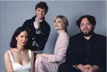  ?? REBECCA CABAGE THE ASSOCIATED PRESS ?? Katherine Waterston, left, Eddie Redmayne, Alison Sudol and Dan Fogler are part of the cast of “Fantastic Beasts: The Crimes of Grindelwal­d.”