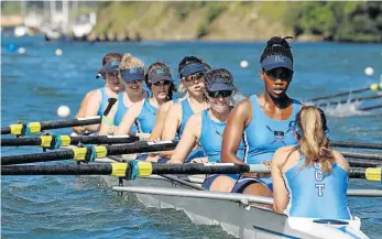  ??  ?? IN TO THEIR STRIDE: UCT show their mettle in a previous regatta on the Buffalo River. The 131st Buffalo Regatta takes place from February 8 to 10 on the Buffalo River