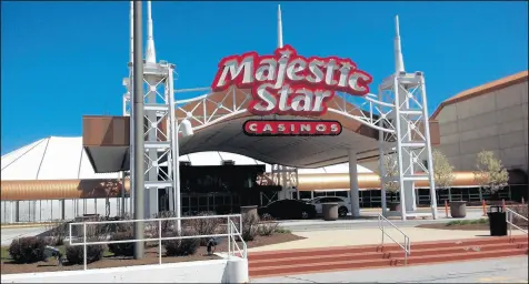  ?? CAROLE CARLSON/POST-TRIBUNE 2018 ?? The Majestic Star Casino is now docked along Lake Michigan in Gary.