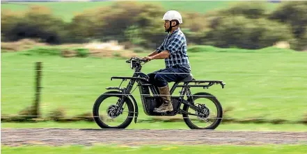  ?? ?? Innovative electric motorbike maker Ubco is one of more than 23,000 companies in New Zealand’s tech sector.