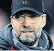  ??  ?? JUST CHALLENGER­S Klopp