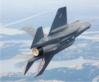  ?? LOCKHEED-MARTIN ?? The Conservati­ve government ordered a reconsider­ation of plans to buy 65 F-35A fighter jets after it was revealed the cost to buy and operate them would be $45 billion.