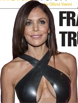  ??  ?? Bethenny Frankel attends the 2018 Victoria’s Secret Fashion Show at Pier 94 on Nov. 8 in New York.