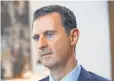  ?? SANA VIA EUROPEAN PRESSPHOTO AGENCY ?? Syrian President Bashar Assad praised Russian airstrikes Sunday.