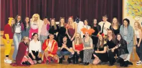  ??  ?? Sorted
Senior pupils and the charity committee who organised the event