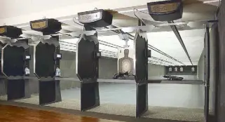 ??  ?? The 50-meter long Rifle Shooting Bay with five lanes at Sky Range.