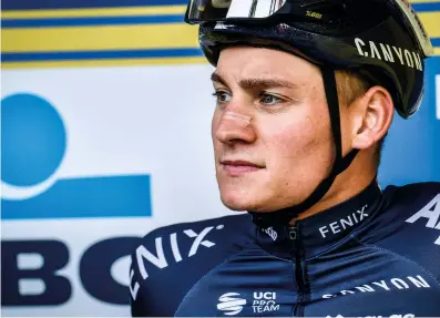  ??  ?? Van der Poel is in his mid-20s but has known success for many years