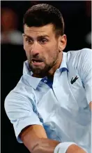  ?? AP ?? Fired-up: Djokovic