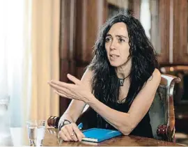  ?? Marta Perez K EFE ?? Mònica Roca, presidenta de la Cambra de Comerç